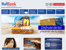 Tablet Screenshot of italbank.com